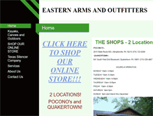 Tablet Screenshot of eastarms.com
